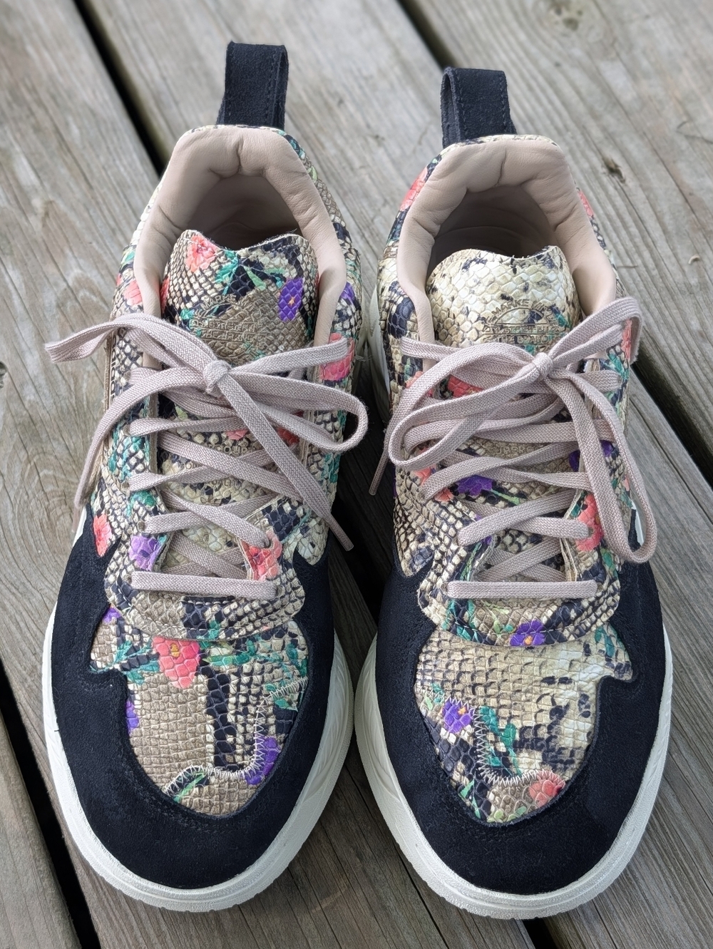 Adidas Originals Supercourt RX Floral Snakeskin Size 8 1/2